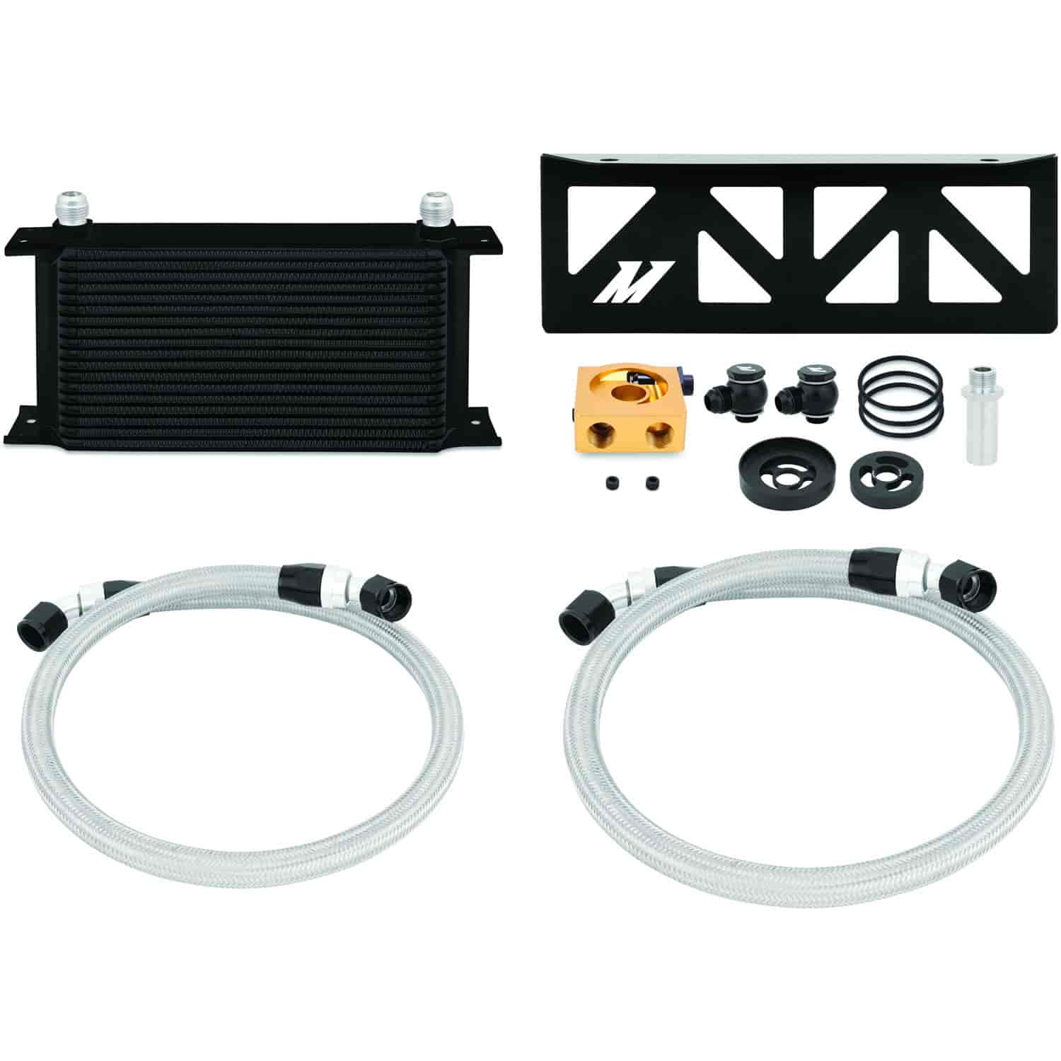 Subaru BRZ / Scion FR-S Thermostatic Oil Cooler Kit Black - MFG Part No. MMOC-BRZ-13TBK