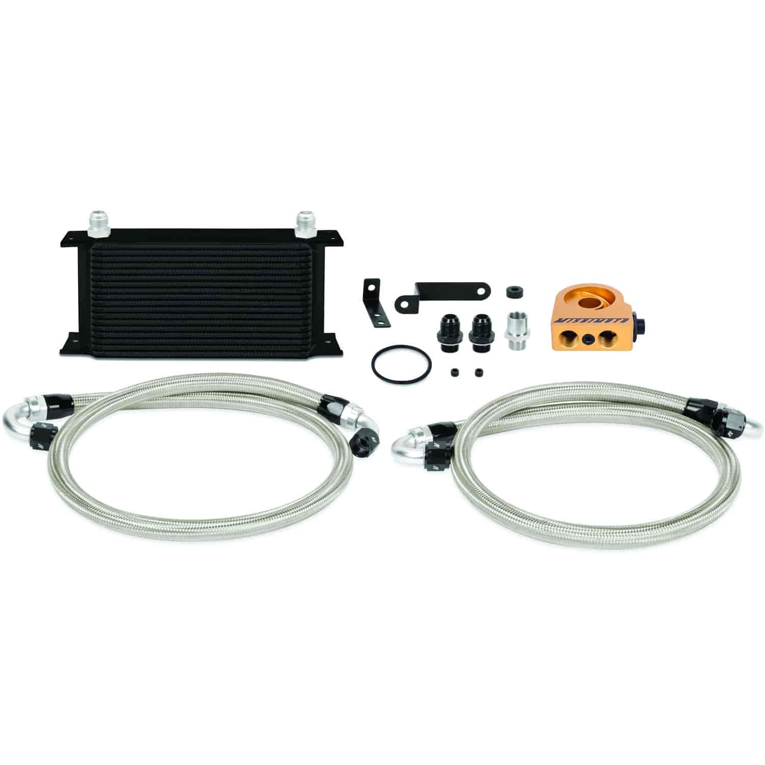 Subaru WRX STI Thermostatic Oil Cooler Kit Black