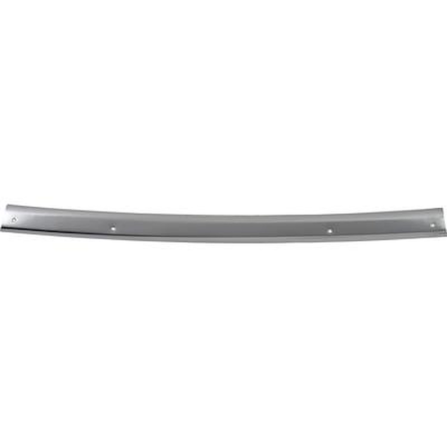 03606C Convertible Windshield Header Molding 1968 Mustang; Polished Stainless