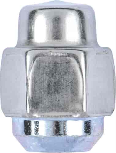 Wheel Lug Nut - Short Capped Short Crown, Stainless Steel Cap Fits Select 1967-1981 GM Models