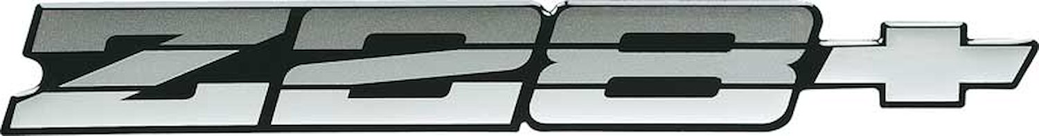 1983-84 Camaro Z28 Charcoal Rear Panel Emblem with