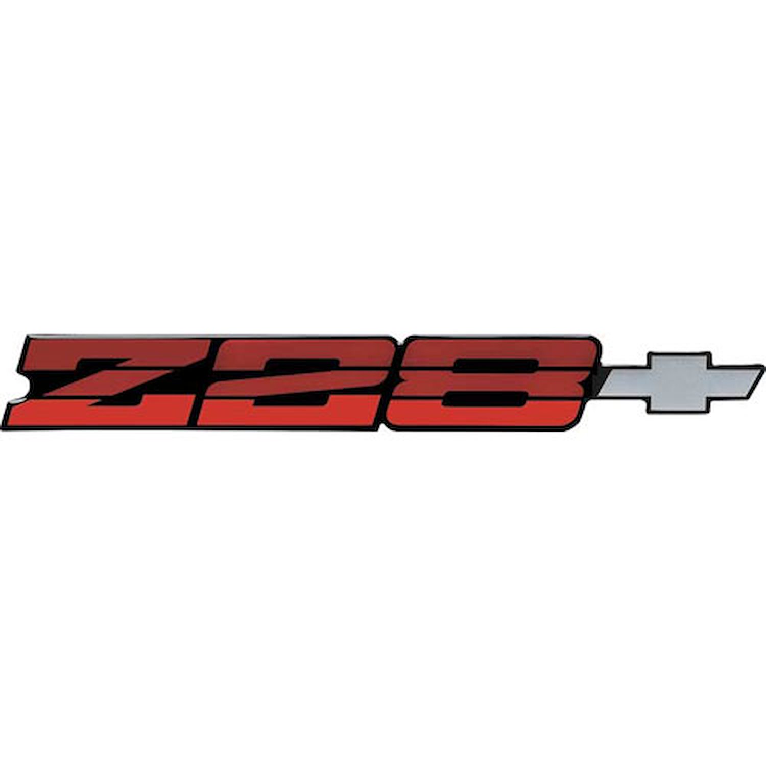 1982-84 Camaro Z28 Red Rear Panel Emblem with