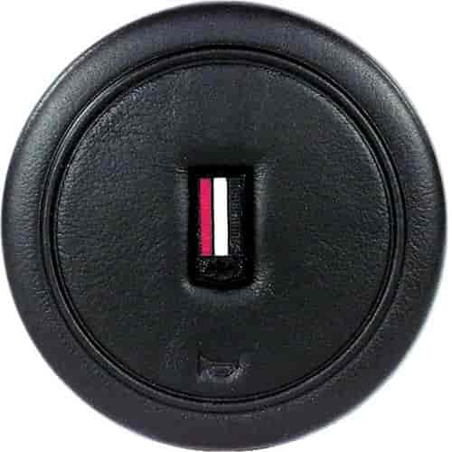 Leather-Wrapped Horn Button Cap 1982-1989 Chevy Camaro