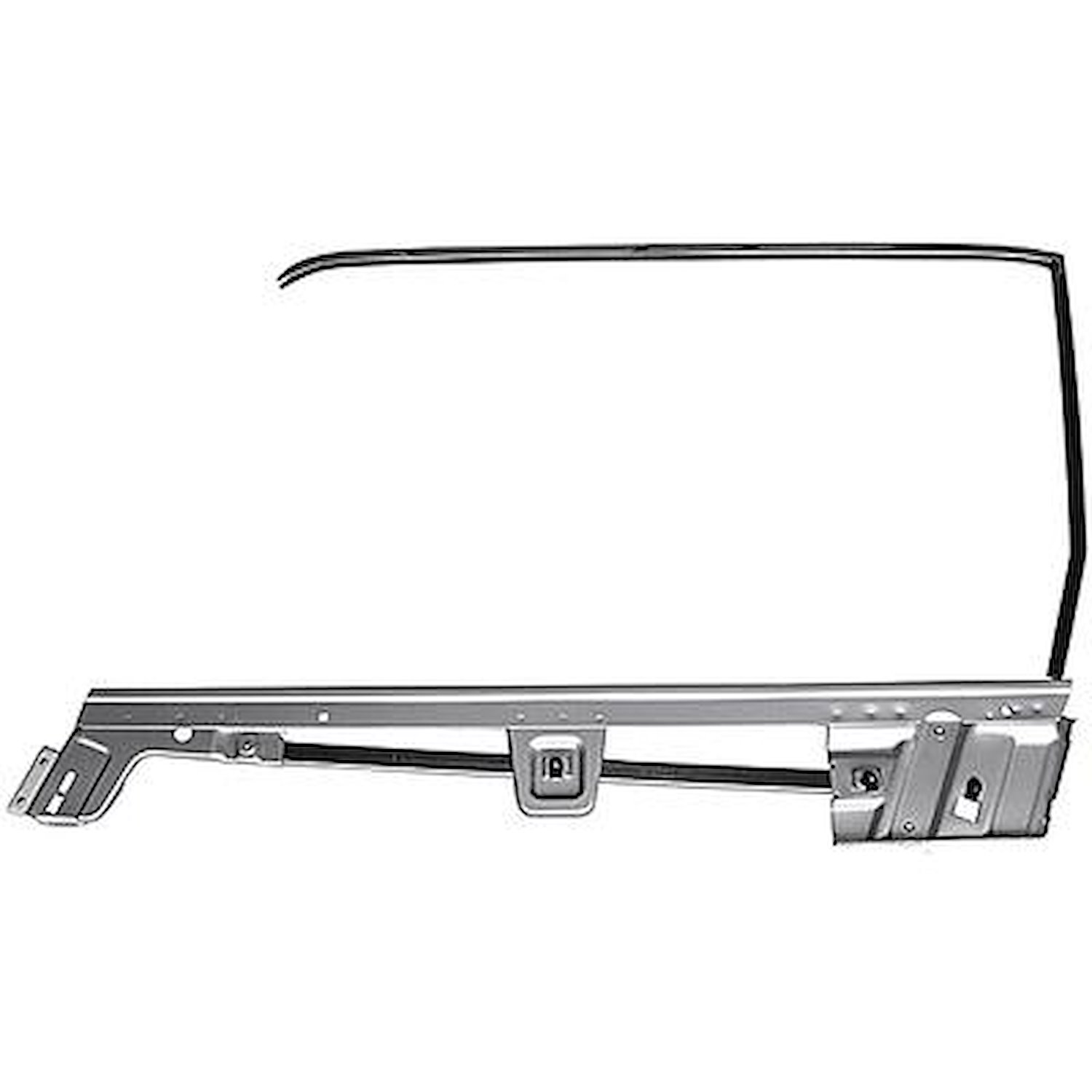 21459B Door Window Frame Set 1967-68 Mustang, Cougar; Coupe; Drivers Side