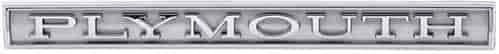 "Plymouth" Grille Emblem 1968 Plymouth Valiant