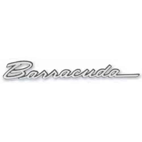 "Barracuda" Fender Emblem 1968, 1970 Barracuda