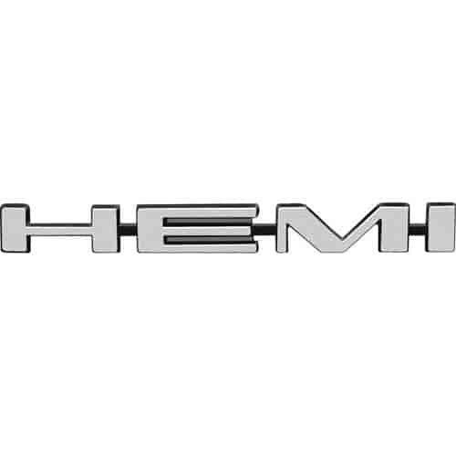 "HEMI" Air Grabber/Ram Charger Hood Emblem 1969 Dodge/Plymouth