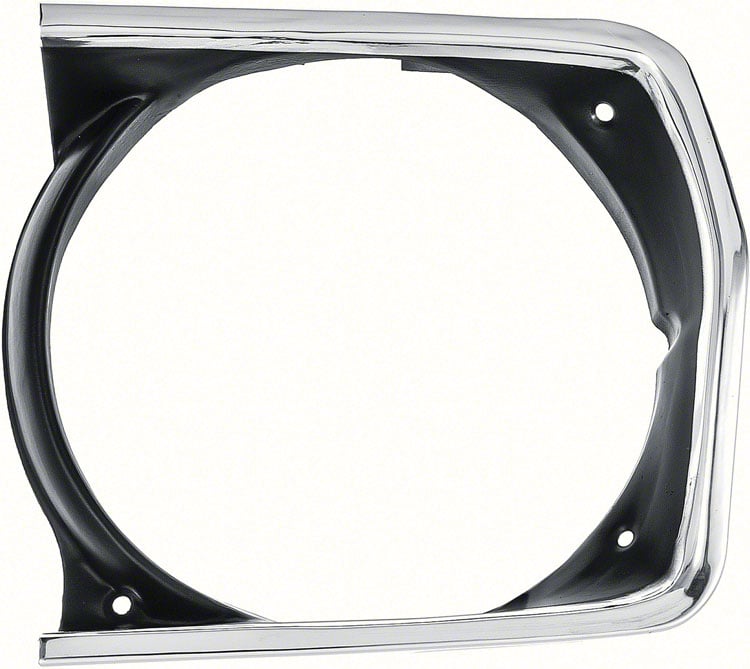 3573719 Headlamp Bezel-1970-72 Plymouth Duster Valiant, Scamp; LH Drivers Side