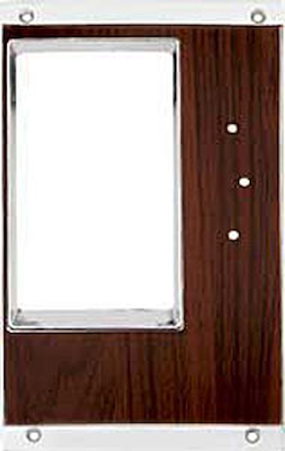 3949537 Console Shift Plate 1969 Camaro; Cherrywood; With Manual Trans