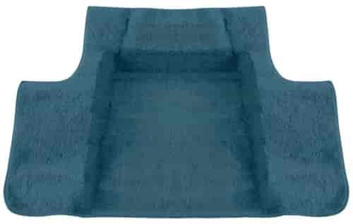 52084508 Molded Trunk Carpet 1962-67 Chevy II, Nova; Loop; Medium Blue; Superior OER®