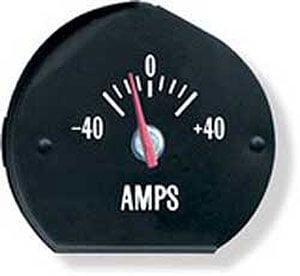 6473695W Ammeter Gauge 1971-72 Chevelle SS/Monte Carlo with White Markings