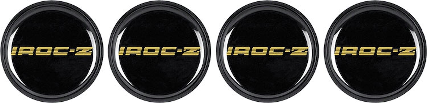 1985-87 IROC-Z Style Wheel Center Cap Emblem Gold