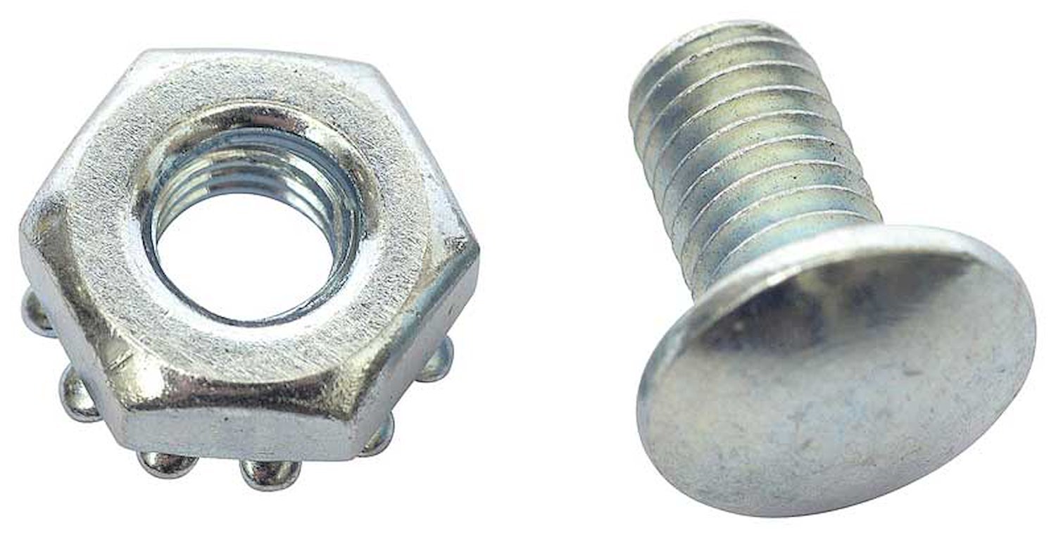 748699 Grill Attaching Rivet with Nut-1959-68 Chevrolet; Silver Zinc Plating