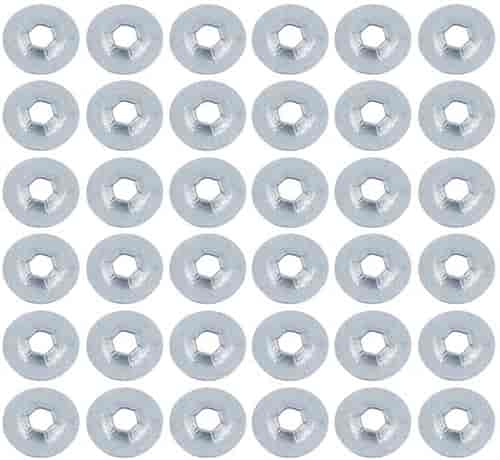 Grille Lock Washer Nut Set For 1/8 in. Studs - 36-Piece Set