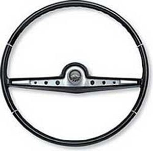 769868 Steering Wheel 1962 Chevrolet Impala; Standard and Super Sport; 17" Wheel; Black