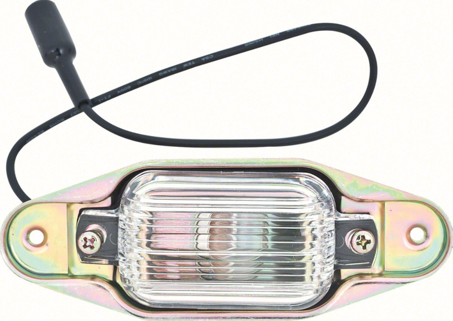 917069 Rear License Plate Lamp Assembly 1967-91 Chevrolet/GMC Truck, Blazer, Jimmy, Suburban; With Socket