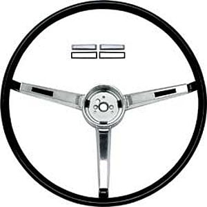 9745764 SS Steering Wheel 1967 Nova, Chevelle, El Camino; Black; For Super Sport Models