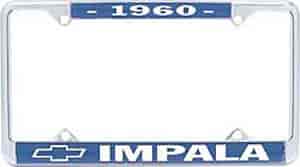 1960 Impala License Plate Frame