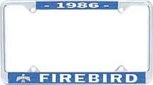 1986 Firebird License Plate Frame