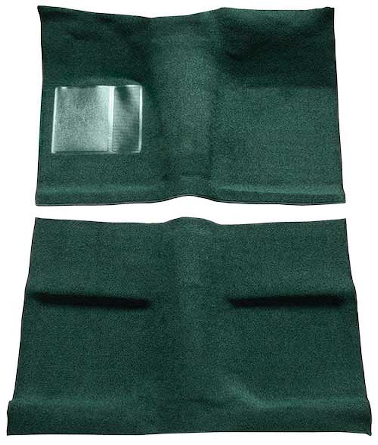 A4030B13 Passenger Area Loop Flooe Carpet Set With Mass Backing 1964 Mustang Coupe; Dark Green