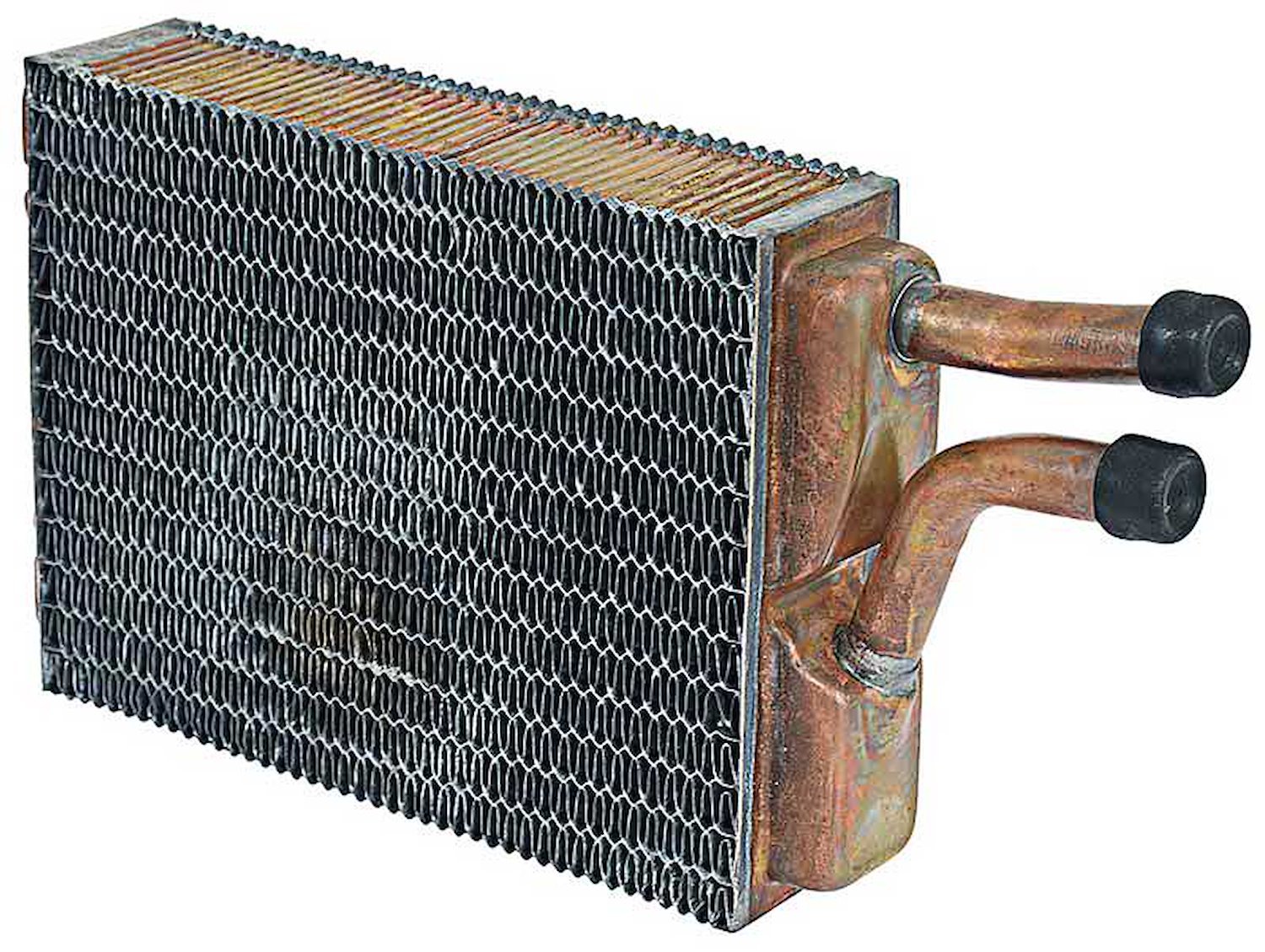 A4610233 Heater Core Assembly-1974-78 Ford Mustang II; with AC; Copper/Brass; Measures; 8" X 6" X 2"