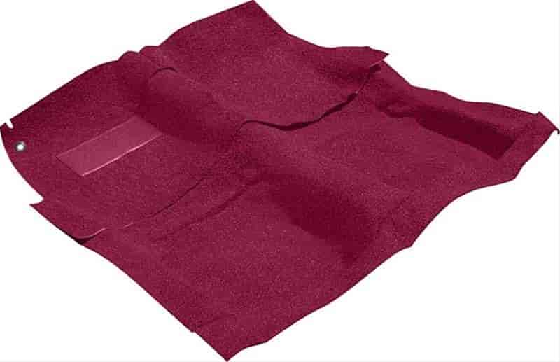 B26252B49 Molded Loop Carpet Set With Mass Backing 1965-70 Impala/Full Size 2-Door With 4 Speed Medium Red
