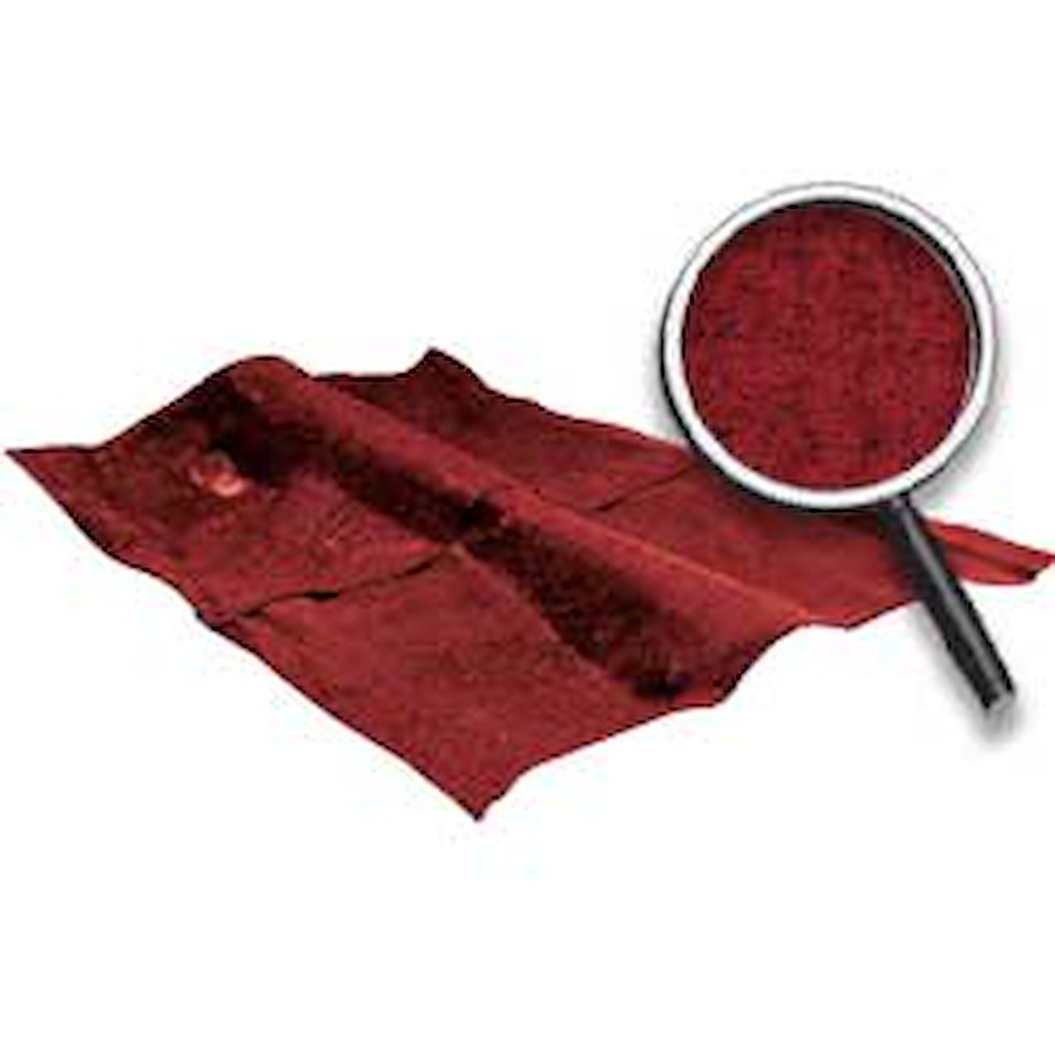 B2818P29 Molded Cut Pile Carpet Set With Mass Backing 1986-87 Chevrolet Caprice 4-Door Dark Red