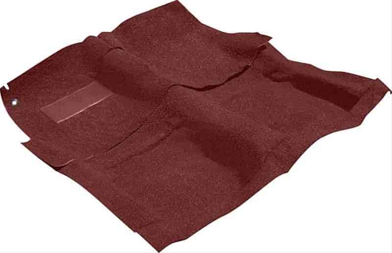 B3020B21 Molded Loop Carpet Set With Mass Backing 1967 Impala/Full Size 2-Door With Automatic Maroon