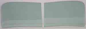 CT4754T Front Windshield Glass 1947-53 Chevy, GMC Pickup Truck; Green Tint; 2-Piece Design; RH and LH; Pair