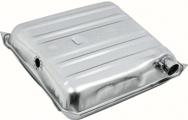 FT3003C Fuel Tank 1957 Chevy Bel Air, 150, 210; w/Vent Tube; w/ Square Corners; Stainless Steel; 16 Gallon Capacity; Except Noma