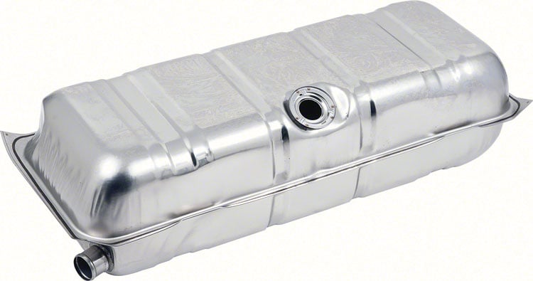 FT4002C Fuel Tank 1961-64 Chevy Impala, Bel Air, Biscayne; w/ Flange; Stainless Steel; 20 Gallon Capacity; Except Station Wagon
