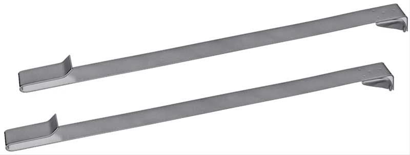 FT5102B Fuel Tank Mounting Straps 1960-66 Chevrolet, GMC Pickup Truck; Stainless Steel; Pair