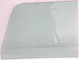 FT6466T Front Door Window Glass; 1964-66 Chevrolet, GMC Pickup Truck; Green Tinted Glass; RH or LH; Each