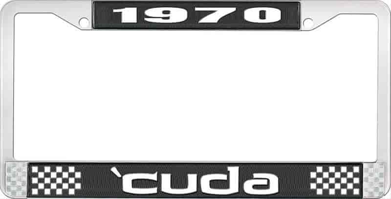 1970 Cuda Plate Frame - Black