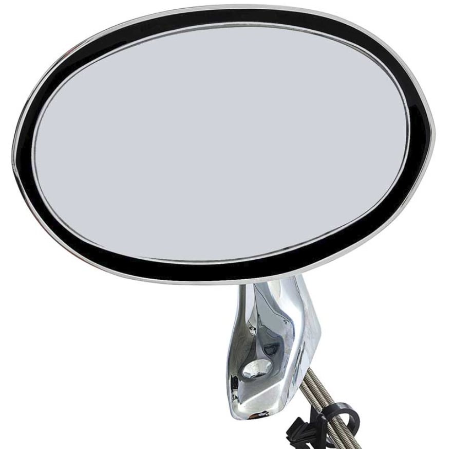 MA1578 Outer Remote Bullet Mirror 1970-73 Dodge, Plymouth A-Body; w/Hardware; Drivers Side