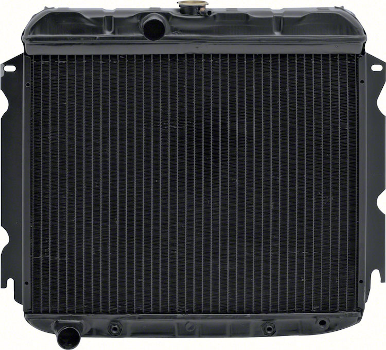 MA2257A Replacement Radiator 1967-69 Mopar A-Body With 6 Cylinder And Automatic Trans 4 Row