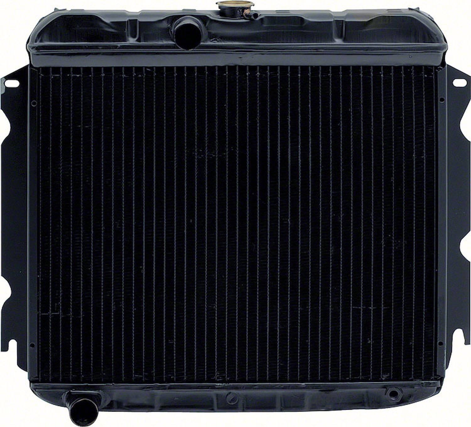 MA2258S Replacement Radiator 1967-69 Mopar A-Body Small Block V8 With Standard Trans 4 Row