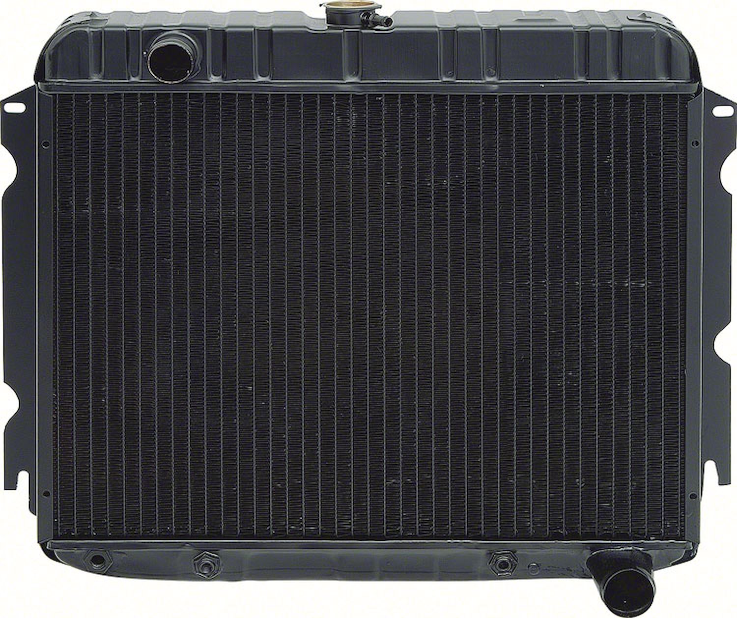 MA2262A Replacement Radiator 1973 Mopar A-Body With 6 Cylinder And Automatic Trans 4 Row
