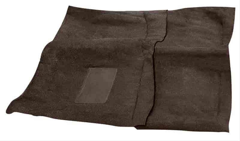 MA508510 Loop Carpet Set With Console Strips 1964 Barracuda 4 Speed Passenger Area Dark Brown