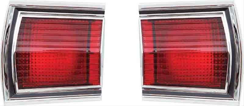 MA8170 Tail Lamp Assemblies 1967 Dodge Dart; with Gaskets; Preassembled; Pair