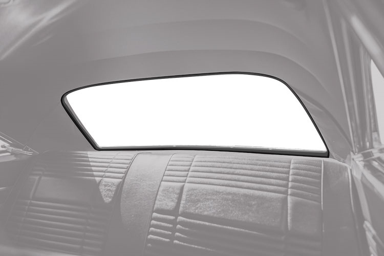 MB1510 Interior Rear Window Trim 1968-70 Plymouth GTX/Road Runner/Satellite; 4-Piece Molding Set