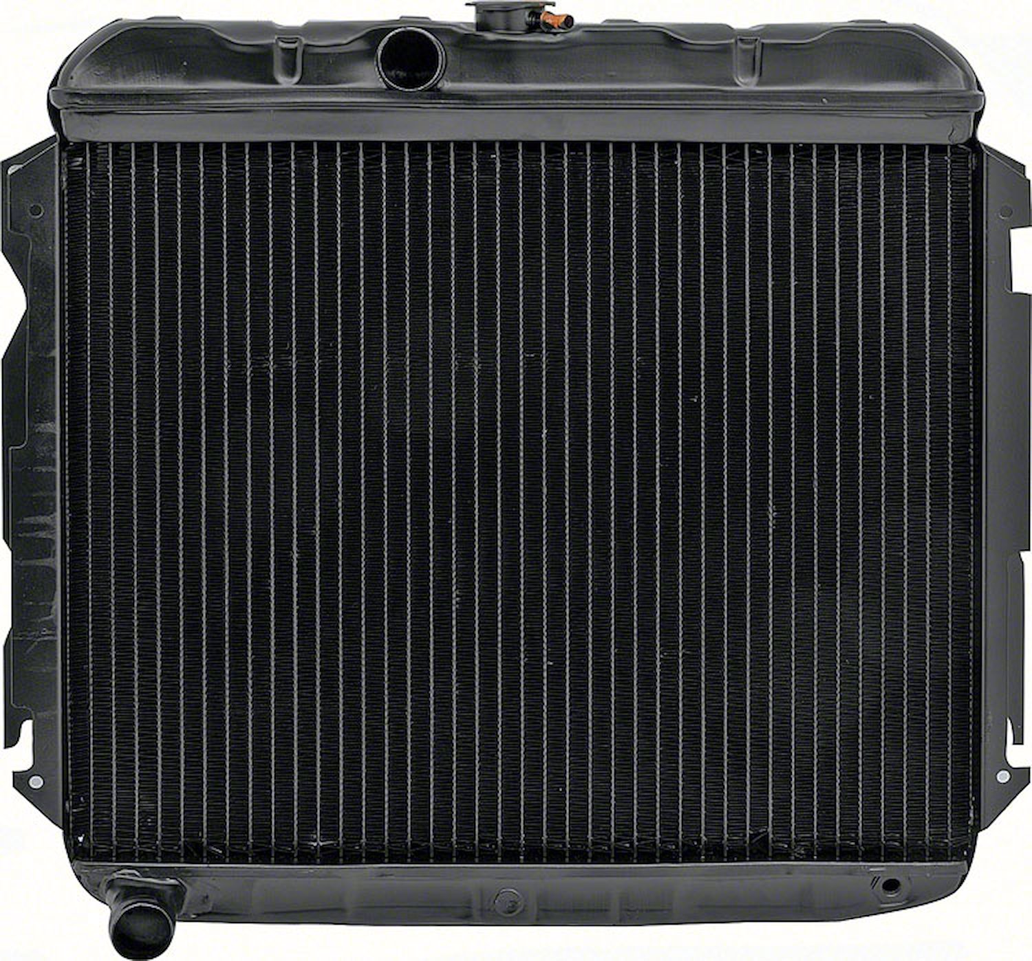 MB2368S Replacement Radiator 1966-69 Mopar B-Body V8 318Ci/340Ci With Standard Trans 3 Row 26" Wide