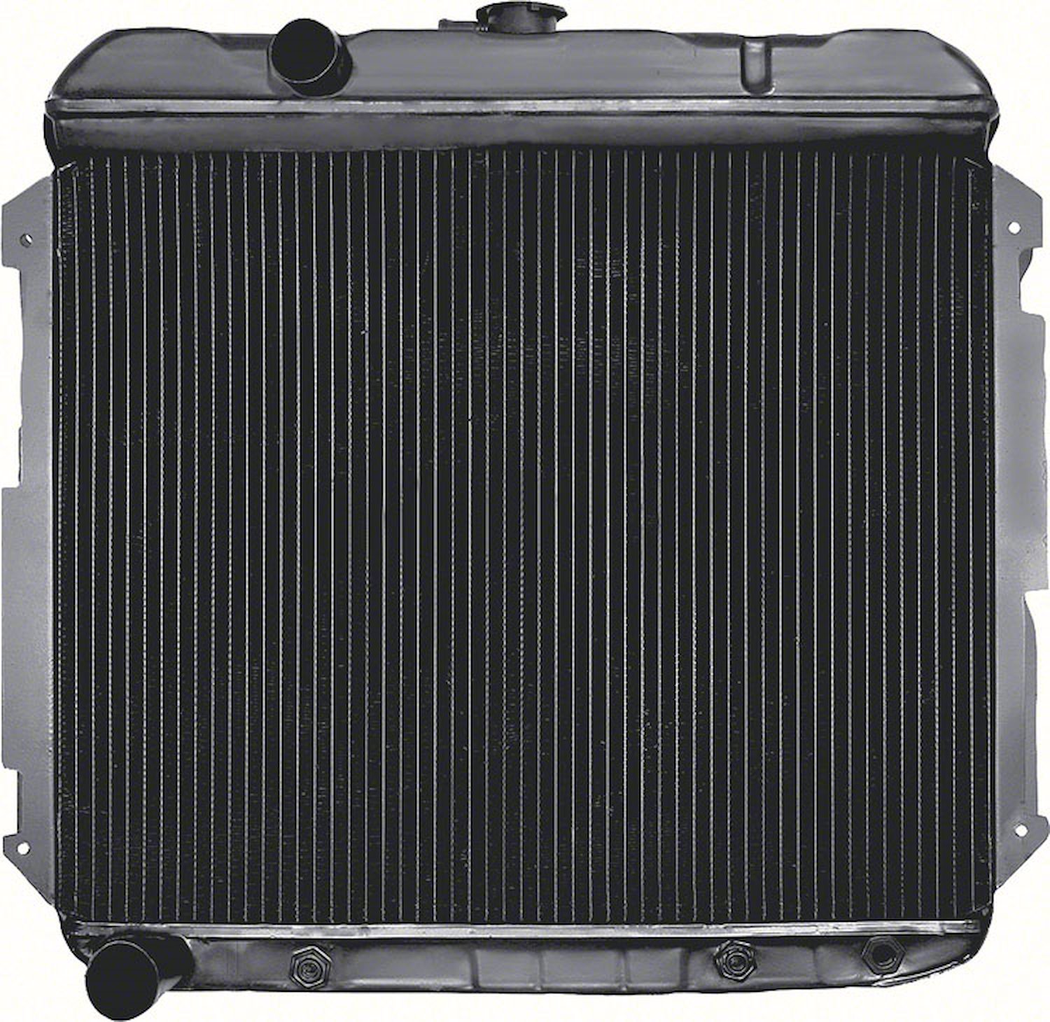 MB2369A Replacement Radiator 1966-69 Mopar B-Body Big Block V8 Exc Hemi With Automatic Trans 3 Row 22" Wide