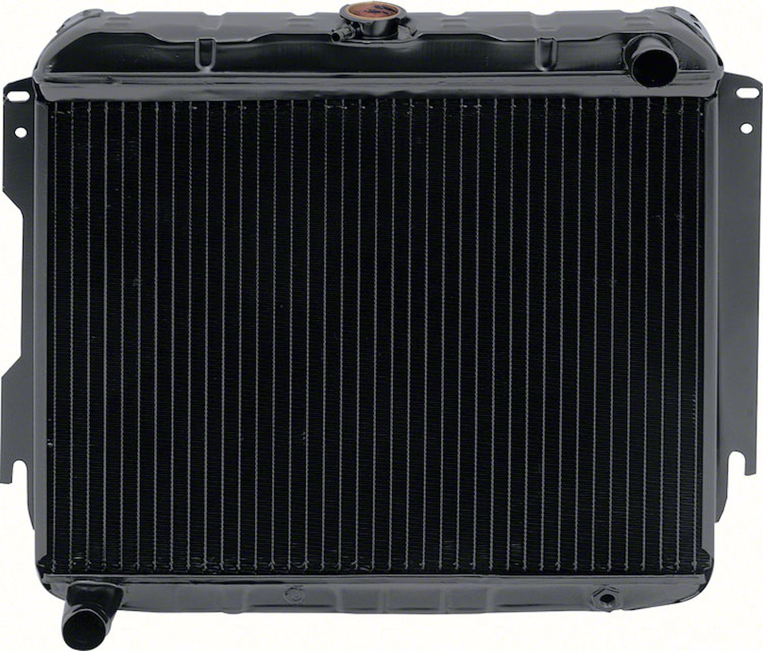 MB2375S Replacement Radiator 1963-64 Dodge B-Body With 6 Cylinder And Standard Trans 4 Row