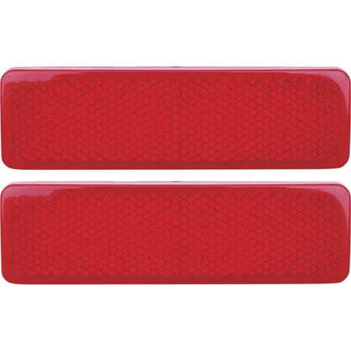 MD2057 Rear Side Marker Lens 1969 Dodge, Plymouth A & B-Body; Red; Pair