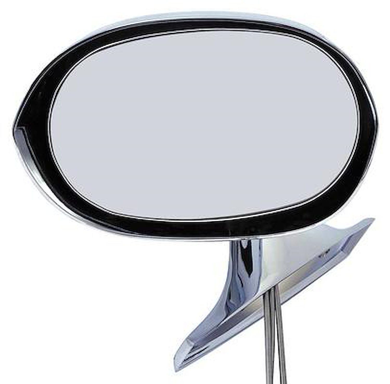 MD2210 Remote Bullet Outer Door Mirror 1971-74 Dodge, Plymouth B & E Body; Chrome; Drivers Side
