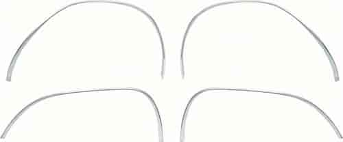 MN1478 Wheel Opening Molding Set 1967-76 Dodge Dart; Front and Rear; 4 Piece Set; Made In USA