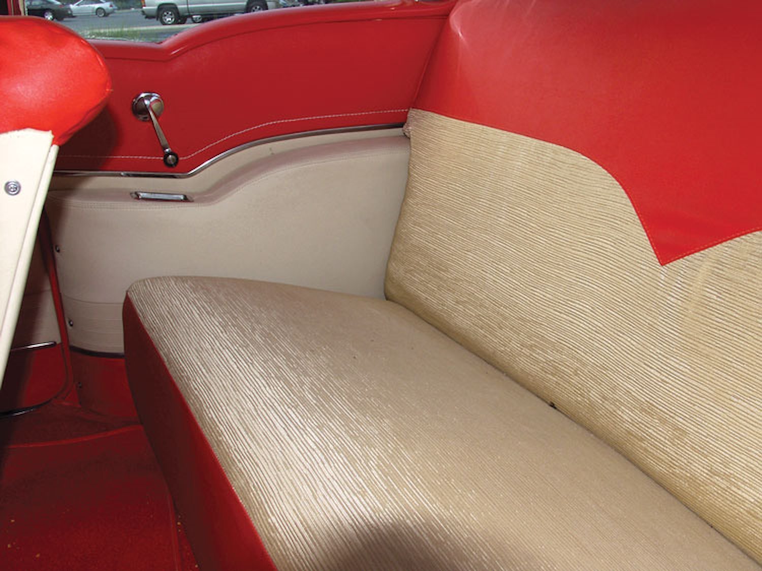 PP1011 OER Interior Paint 1955-57 Chevrolet; Red; 16 Oz. Aerosol Can (Net Wt. 12 Oz.)