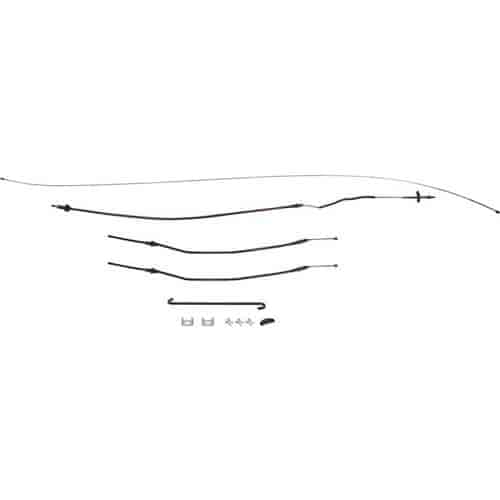 Complete Parking Brake Cable Kit for 1967 GM F-Body Models without Rear Disc Brakes