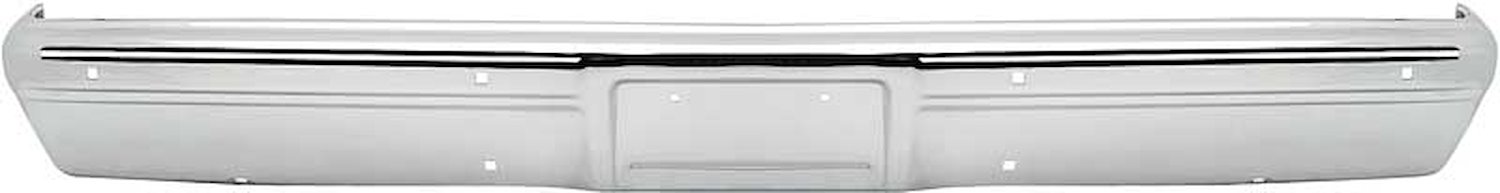 T70008 Front Bumper 1983-91 Chevrolet, GMC C/K/R/V Truck, SUV; Without Impact Strip Holes; Chrome